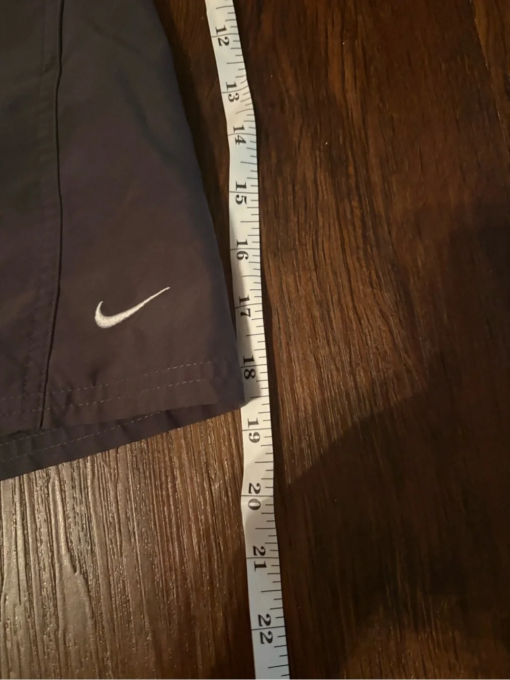 Nike Dark Gray/Black Men's Athletic Shorts with Subtle Swoosh